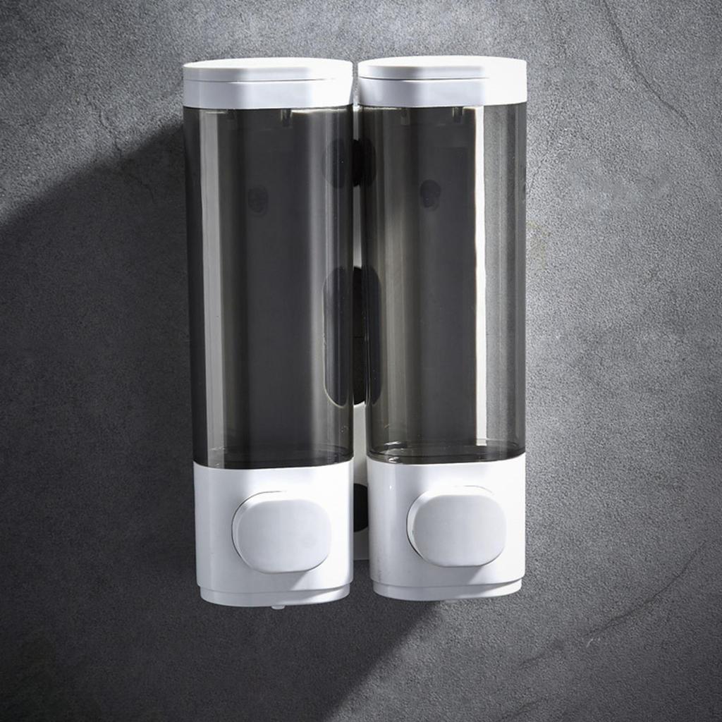 Mount Manual Liquid Soap Dispenser Large Capacity Bath Shower Dispenser, Refillable, Reusable