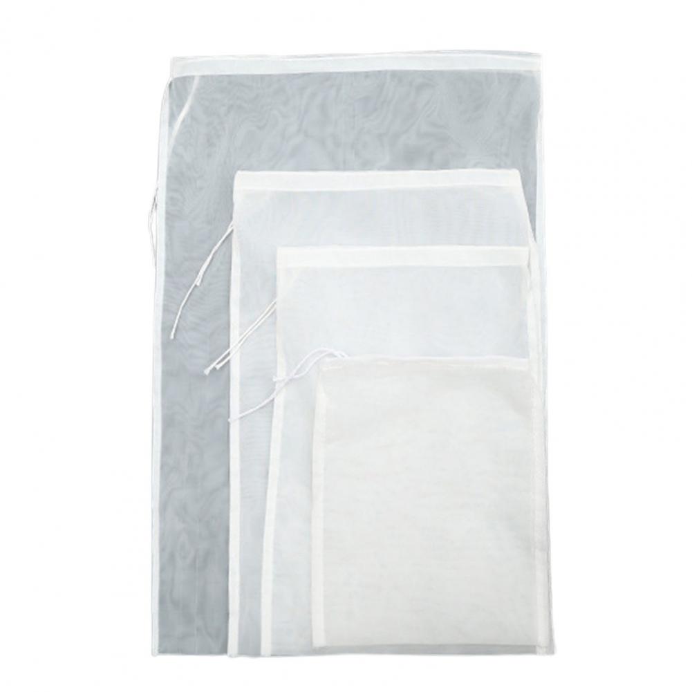 Food-grade Nylon Filter Bags Leak-proof Yogurt Filter Bags Reusable Nylon Mesh Strainer Bags for Nut for Brewing for Homemade