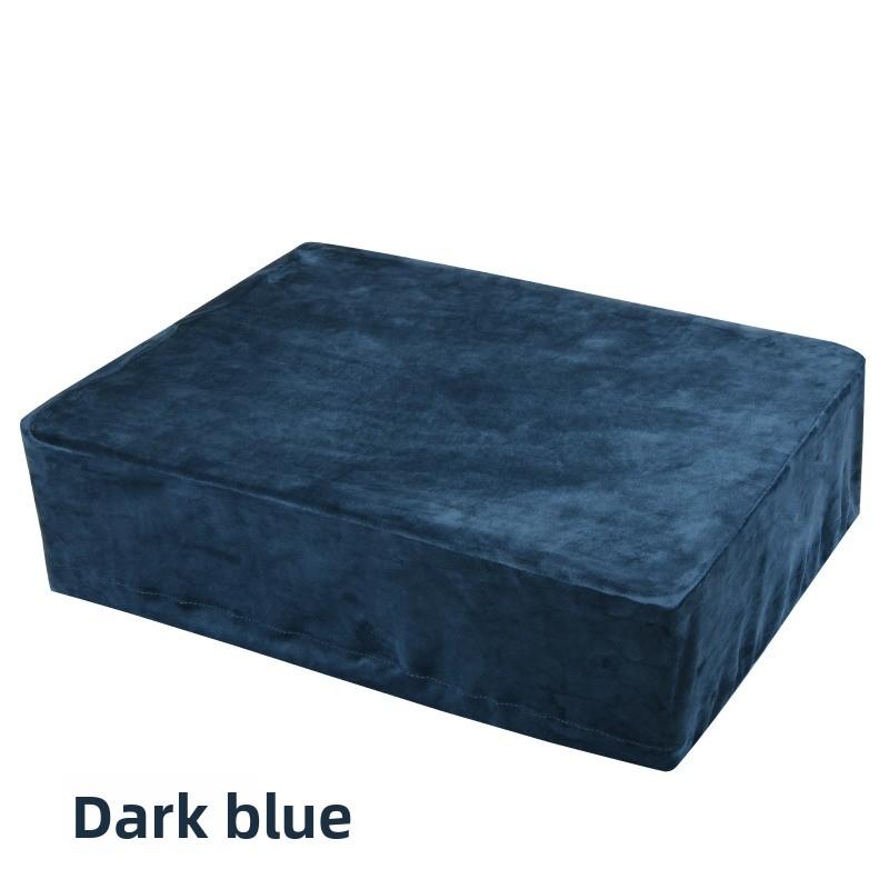 

Пылезащитный чехол для проигрывателя Audio-Technica AT-LP120XUSB Плюшевая ткань Пыленепроницаемый Защитный чехол Защита от царапин Чехлы для проигрывателя темно-синий