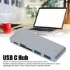 Přenosný USB C Hub 5 v 1 PD Rychlý Multi Port Rozšíření USB C Adaptér pro MacBooks pro Tablet