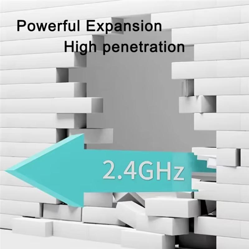 WiFi Extender with 6 Antennas WiFi Repeaters Amplifer 2.4GHz Networks Amplifier WiFi Booster WiFi Signal Booster