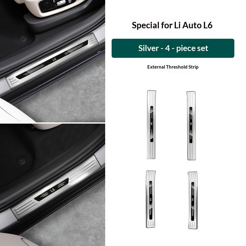 For Li Lixiang i6/i8/L6/L7/ L8/L9 Specialized Threshold Strip Stainless Steel Modified Protective Strip Welcome Pedal Sill