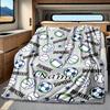 Dominic Sports Theme Blanket Personalized Name Soft Comfortable Stylish Blanket Car Blanket Perfect For Travel Camping Outdoor Home Suitable For All