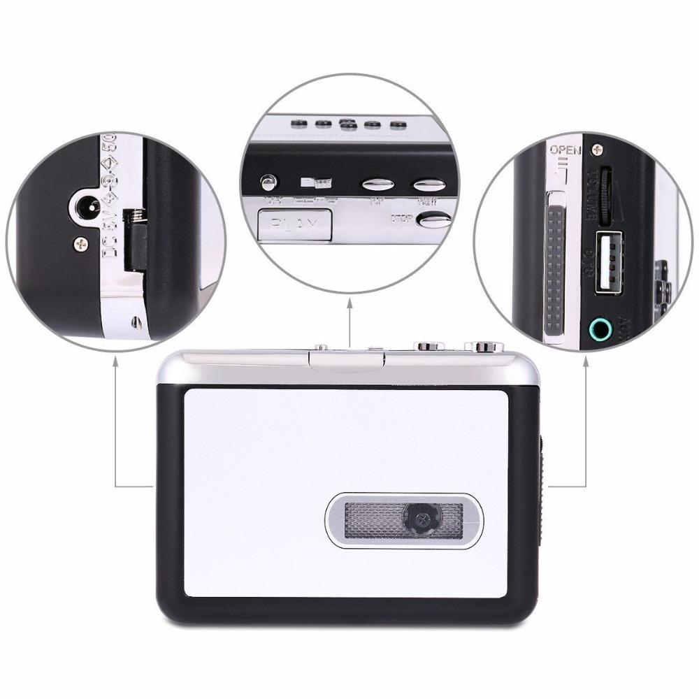 New USB Cassette Player Portable Converter Recorder Convert Tapes to Digital MP3