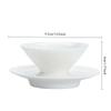 Malokapacitní bílý porcelánový hrnek na espresso a podšálek, demitasse, chuť pueru, čajová miska, čajová souprava Kung Fu