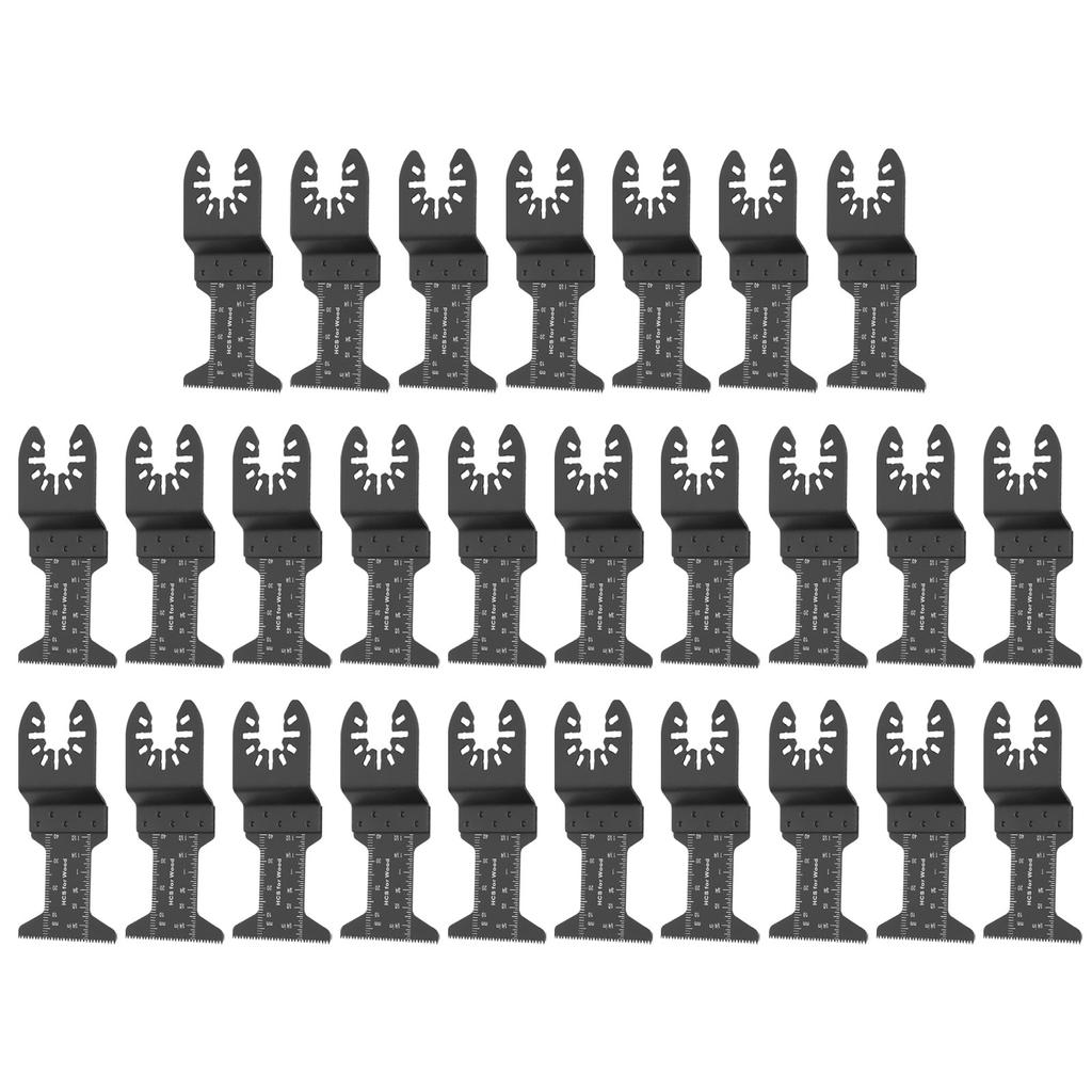 27 Stück 44mm oszillierende Sägeblätter Kohlenstoffstahl gerade Klingen zum Schneiden Polieren