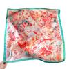 Spring new butterfly printing imitation silk square scarf women's high-end sunscreen small silk scarf versatile fashion neck shawl
