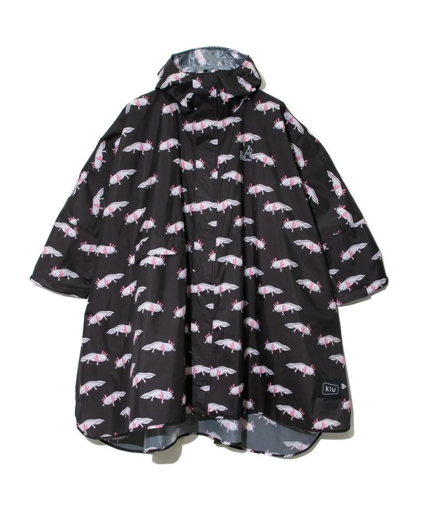 [go slow caravan] KiU x gsc All-over Print NEW STANDARD RAIN PONCHO Pattern 1 Free