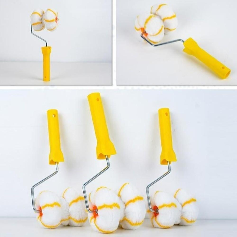 Curved Frame Paint Roller Brush Ergonomic Handle Wall Painting Tool Furniture Painting