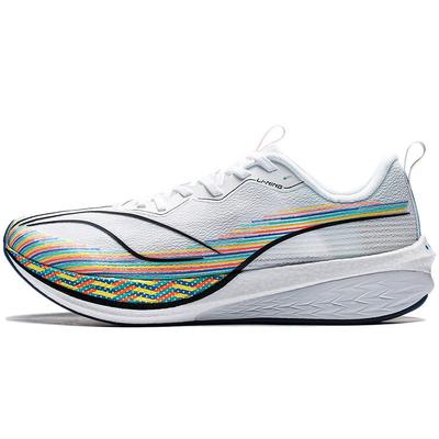 Li Ning Red Rabbit 6 Pro Versátil Durável Respirável Rebound Tênis de Corrida Cano Baixo Masculino sneaker Branco ARMT013-16