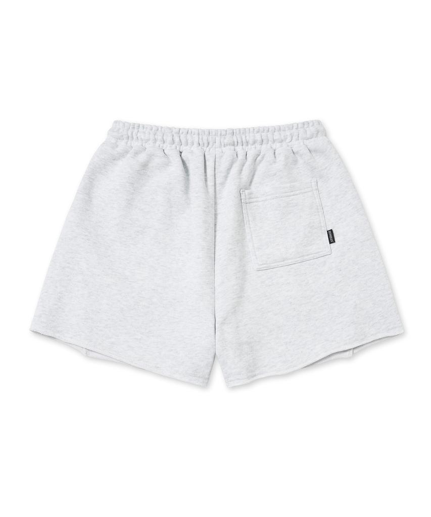Brown Bless W Tag Sweat Shorts - Ash