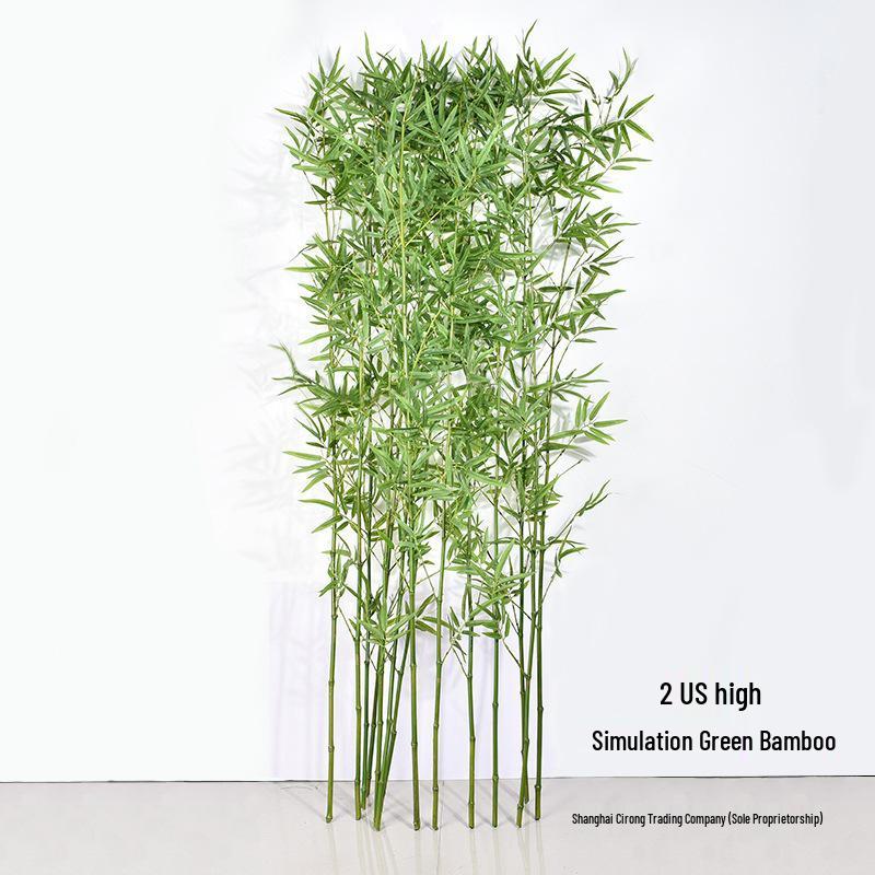 Golden Bamboo Artificial Gold Wedding Indoor Decoration Prop