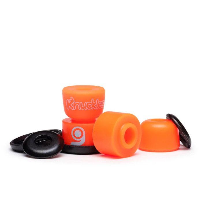 ORANGATANG Knuckles 87A - Kompletní sada oranžových pouzder pro longboard