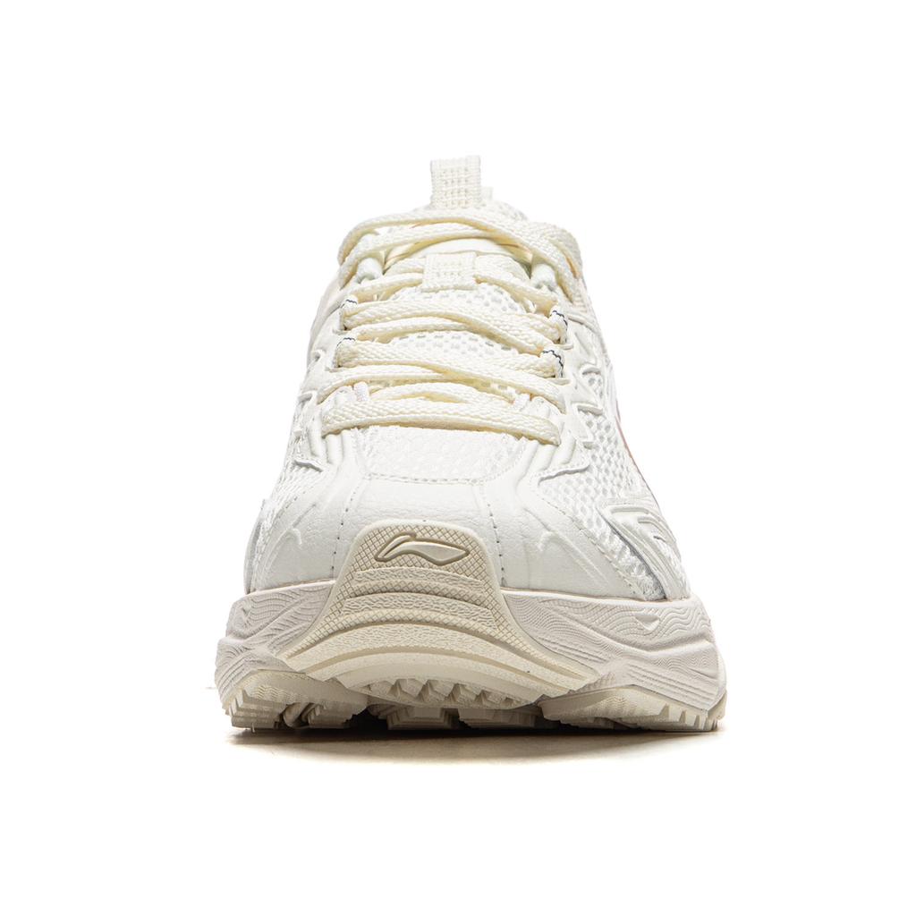 Li Ning Carefree V3 Amorti Résistant à l'abrasion Respirant Basse tige Chaussures de Course Femme Ivoire ARXW024-1