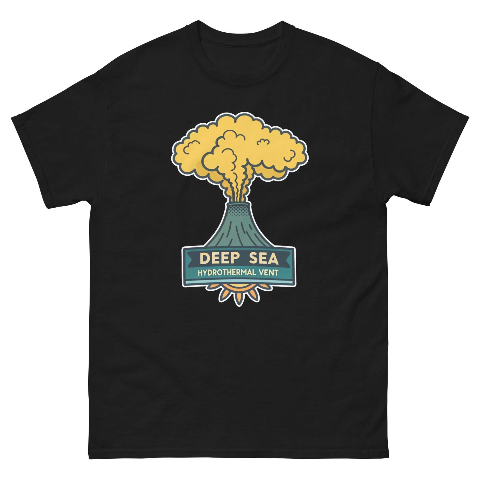 Deep Sea Hydrothermal Vent Ocean Beach Water Marine T-Shirt 2XL