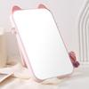 Small Folding Makeup Mirror Portable Handheld Makeup Mirror Student Dormitory Desktop Compact Mirror Dressing Tool