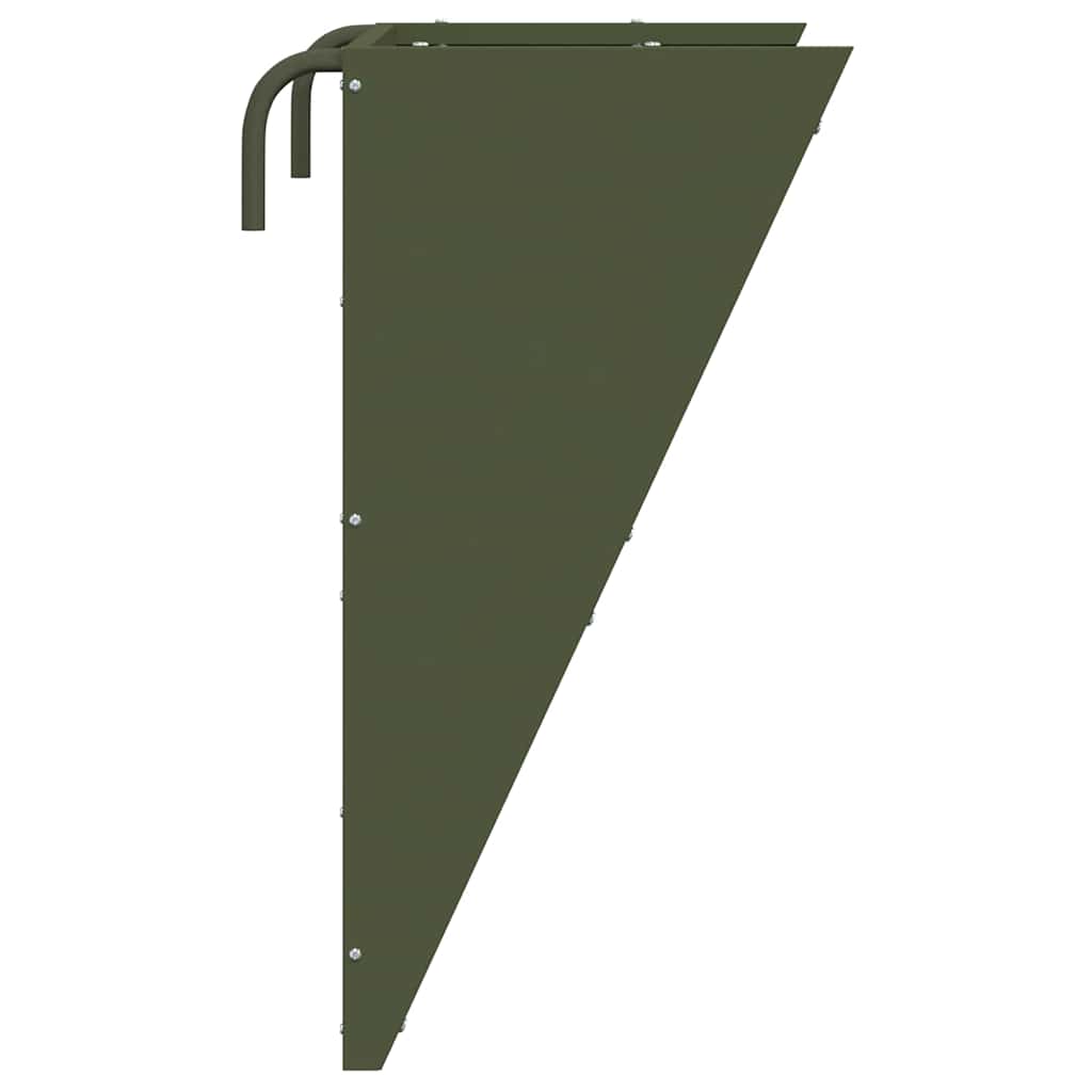 Hanging Hay Feeder Olive Green 61 X 33 X 66 Cm