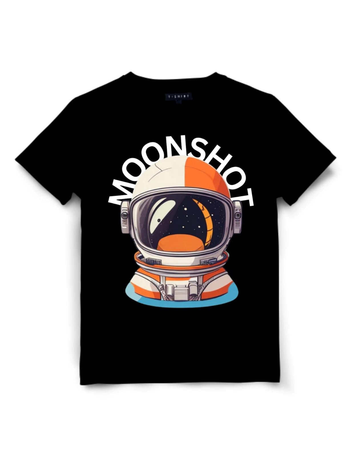 

MOONSHOT Astronaut Slogan T-Shirt Design Unisex Jersey Short Sleeve Tee 2XL