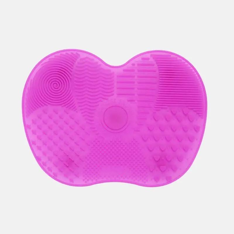 

Подушечка для чистки кистей для макияжа, новейшее силиконовое средство для чистки кистей, косметическая щетка для мытья макияжа, гель для чистки, коврик для тональной основы, скребковая доска 4