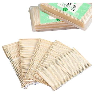 Fangcaodi 3000-Count Disposable Bamboo Toothpicks & Fruit Picks