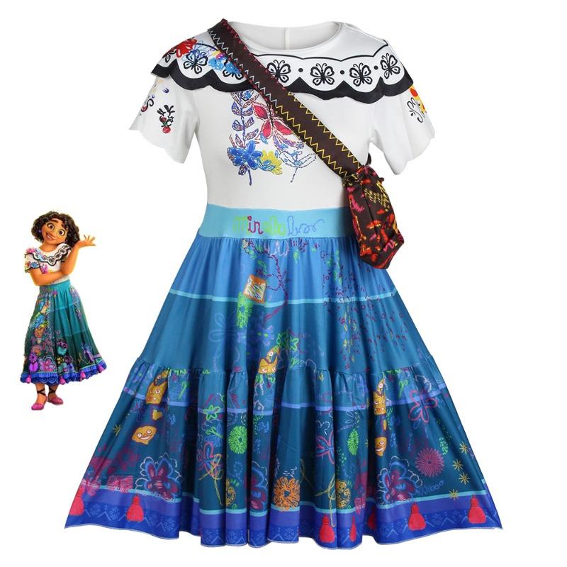 Magic full house cos children adult show clothes mirabe cosplay costume festival play dress skirt