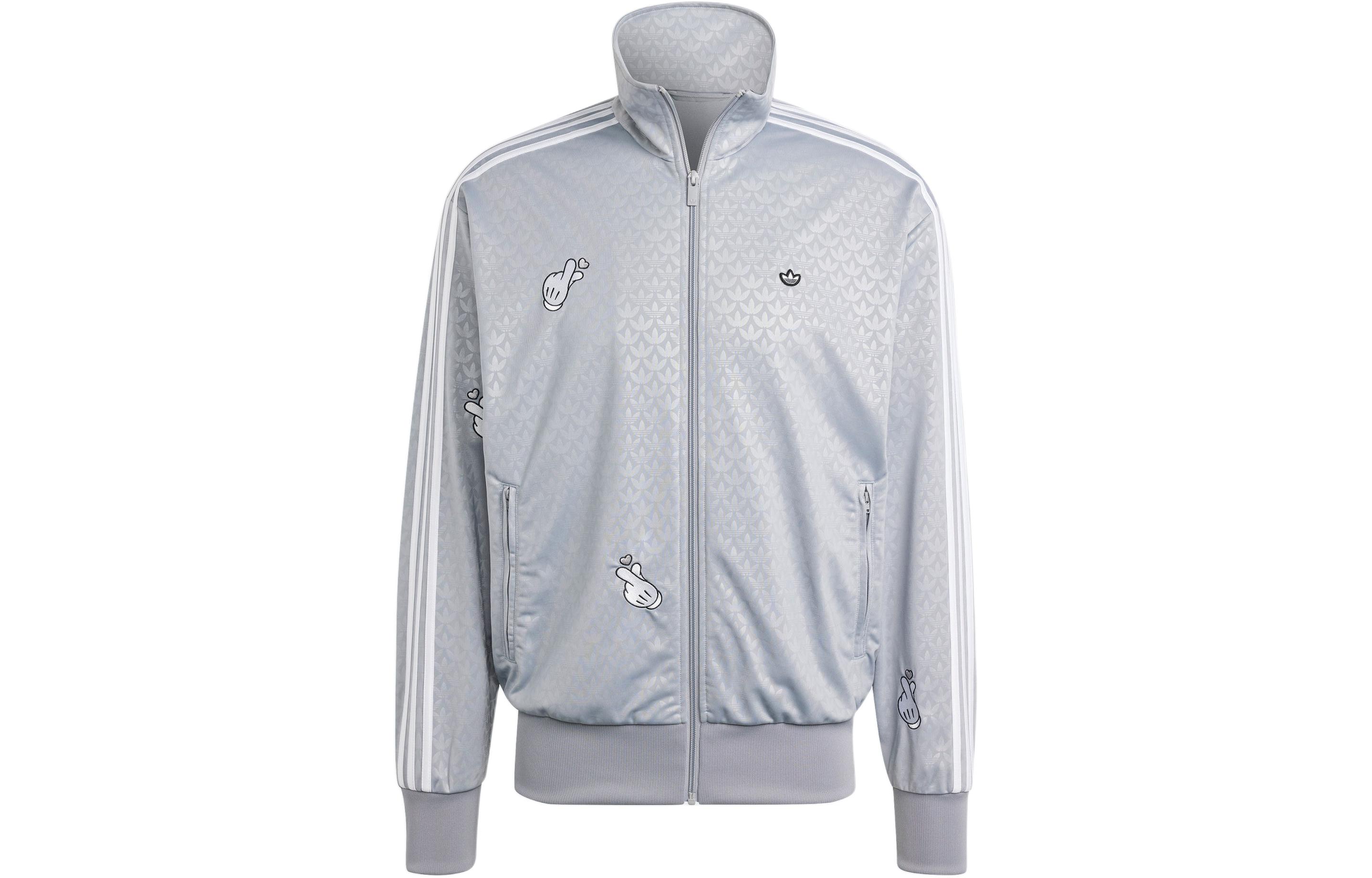 Adidas Originals x MILAOSHU Mickey Mouse Jackets & Coats Men s Gray IY2263 S