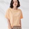 % Pure cotton breathable summer women's clothing new loose round neck short men's and women's same couple short-sleeved T-shirt