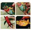 Non-Woven Fabric Dragon Boat Festival Fish Lantern Chinese Style Fish Shape Storage Basket  DIY