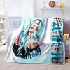Customizable K-KAROL-G flannel blankets, perfect for autumn warmth, suitable for children and adults, and stylish K-POP shawls