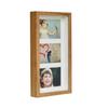 Ramka Na 3 Zdjęcia 10X15 Galeria 3D Głęboka Przestrzenna Shadow Box 18X35Cm Dębowa