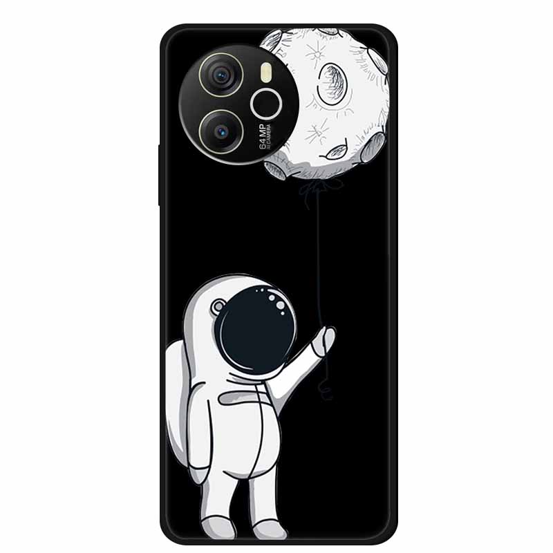 Coque For Blackview Shark 8 Case Cute Cartoon Black Silicone Soft Phone Cases For Blackview Shark 8 Back Cover Case Shark8 Funda