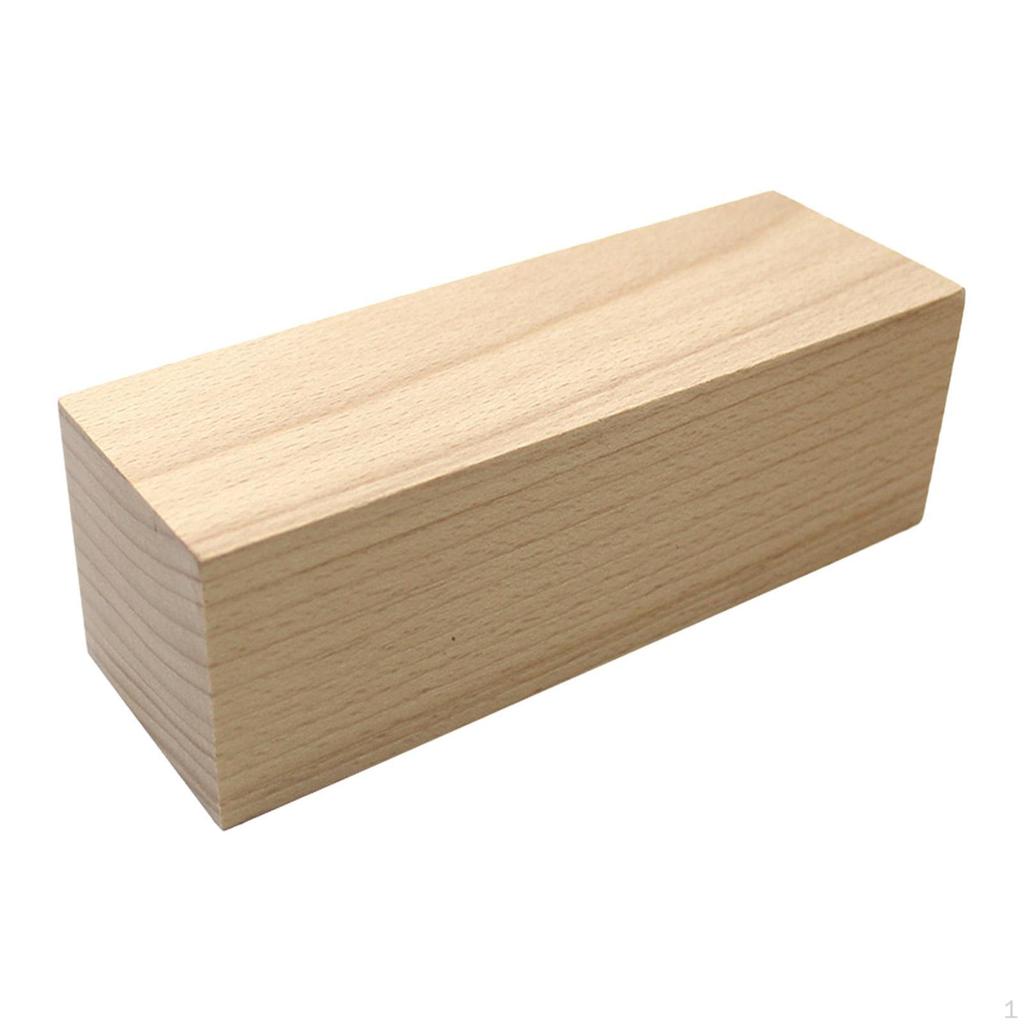 Basswood Carving Blocks Bass Wood Handmade Unfinished Block Wooden Kit for Workshop