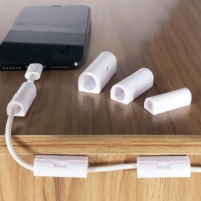 Cable Organizers Clips Self Adhesive No Drill Designs For Home And Office Use for Wire Management Pack Of 20pcs/16pcs