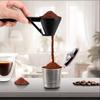 1PCS Coffee Scoop Funnel for Flling Reusable K-cup Coffee Pot Coffee Spoon Sliding Design Measuring Spoon Kitchen Accessories
