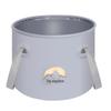 Large Portable Folding Basin for Travel: Multi-use for Washing Fruits, Face, and Feet - Ideal for Camping and Picnics