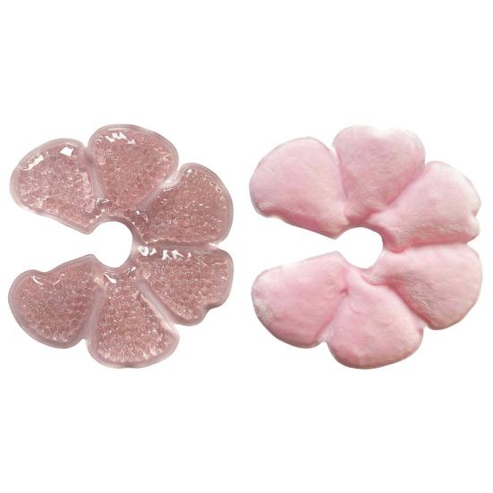 Reusable Breast Ice Pack Gel Therapy Pad for Nursing Breastfeeding Surgery Hot Cold Compress Bags for Engorgement Relief Reduce Pumping Time