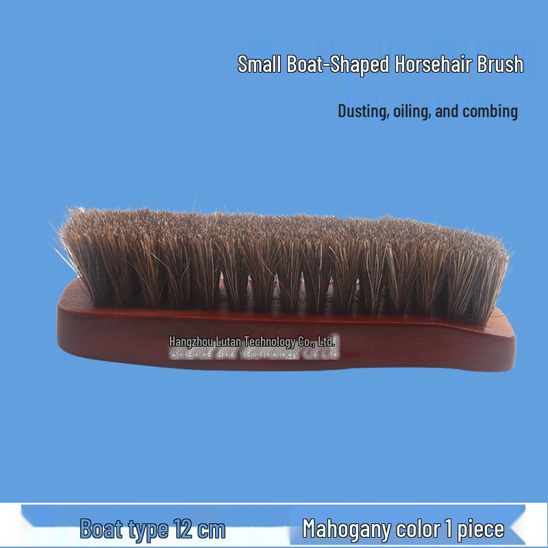 

Большая щетка для обуви из массива дерева с мягкой щетиной из конского волоса для полировки и удаления пыли