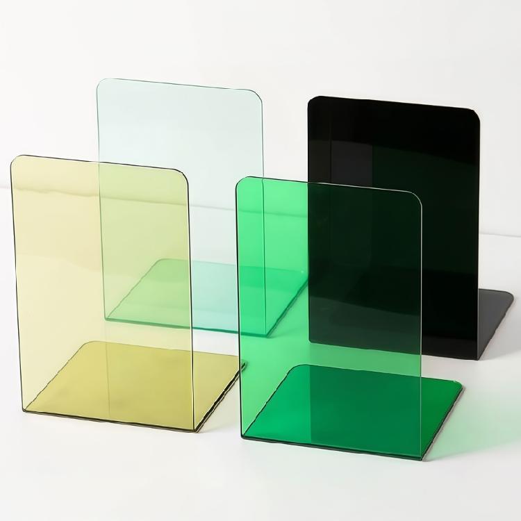 Acrylic Books Holders Table Picture Album Holders for Displaying Books Books Stand, Elegant Design Bookends Bookshelfs