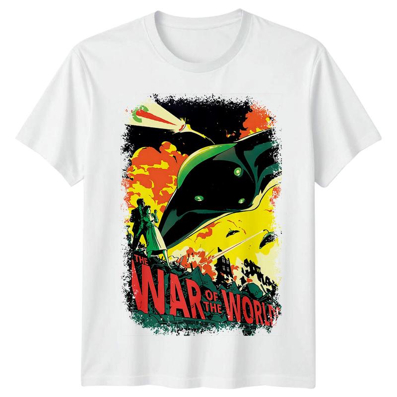 The War of the Worlds (1953) Movie Poster Inspired Unisex T-Shirt Retro Tee