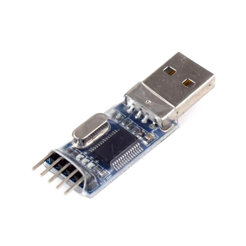 PL2303 USB To RS232 TTL Converter Adapter Module DC 3.3V 5V PL2303HX STC Microcontroller Brush Machine Board 1/2pcs