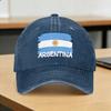 Washed Baseball Cap Cool Argentina Flag Spring Hip Hop Hats For Unisex Adult  Casual Tennis Skate Sun Baseball Caps