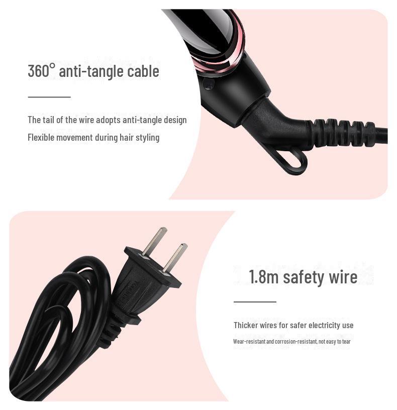 Yongri Dual-Use Hair Tool: 4-Speed Straightening & Curling Iron with Temperature Control for Salon and Home Use