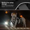 Ausbruchssicheres Nylon-Hundegeschirr Reflektierendes Hundegeschirr Langlebige Haustierweste mit Griff Verstellbar für Kleine Mittlere Große Hunde Mops