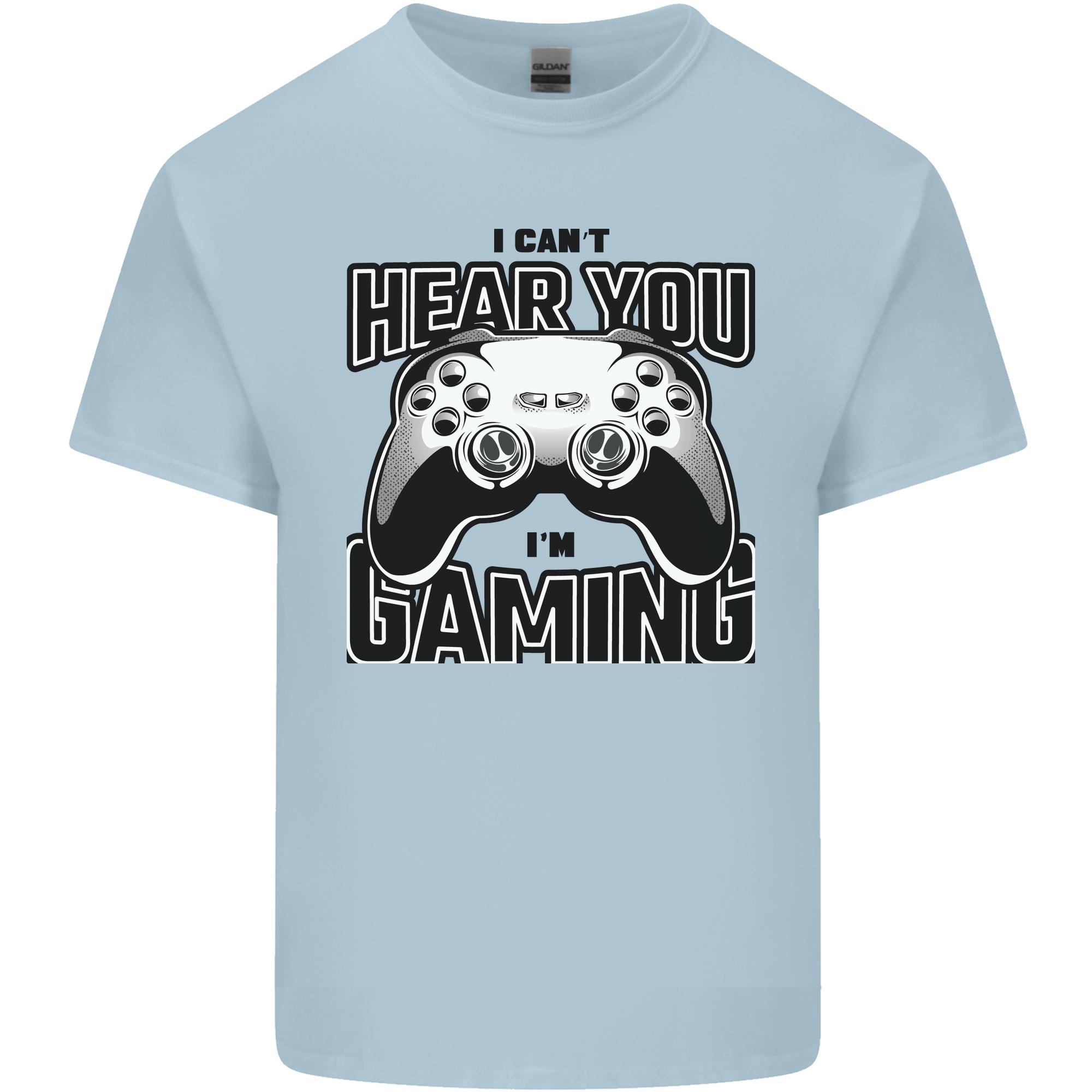 I Cant Hear You Im Gaming Funny Gamer Unisexs Light Cotton TShirt S