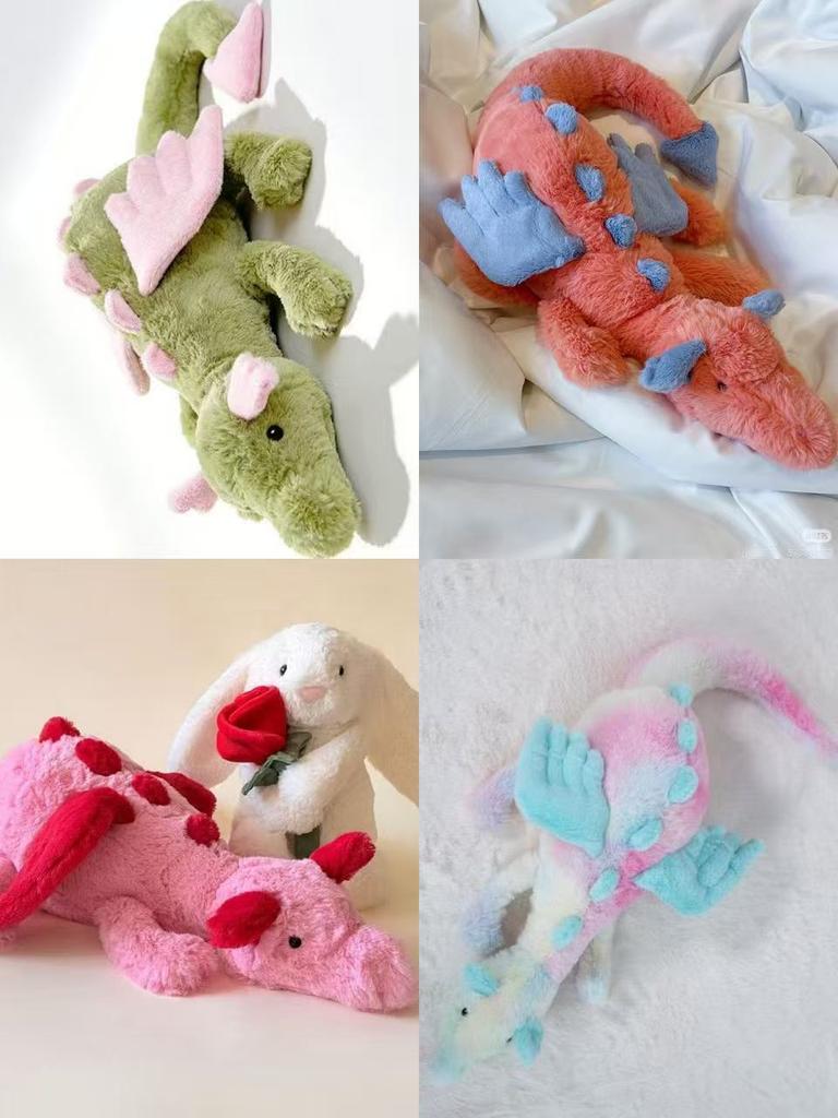 Novo Modelo 30cm Coelho de Pelúcia Fofo com Orelhas Longas Boneca Coelho Branco Rosa Muito Macia Pelúcias Dormindo Decoração de Casa Presentes Menina