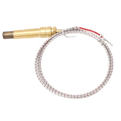 36 Inch Replacement Thermopile Generator Fireplace Thermopile Parts Thermocouple Accessories with Copper Sleeve for Glo