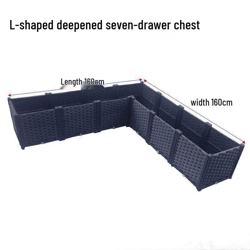 Modular Planting Box for Vegetables, Seedlings, Flowers, and Trees – Ideal for Balcony or Greenhouse Use