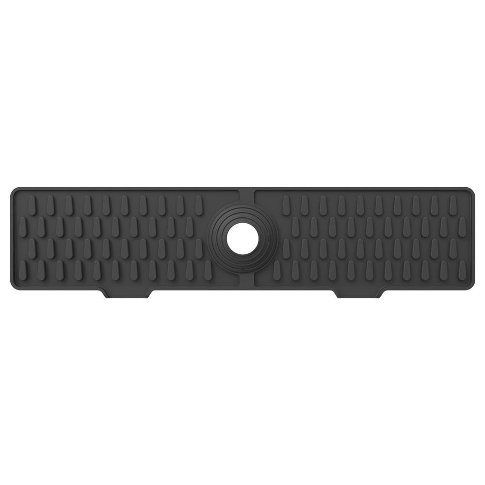 Raised edges Faucet Sink Pad Silicone Soap Storage Mat New Splash Guard Mat Kitchen Use