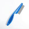 Solid Wood Handle Flea Comb: Single Row for Cats & Dogs - Removes Loose Hair & Cleans