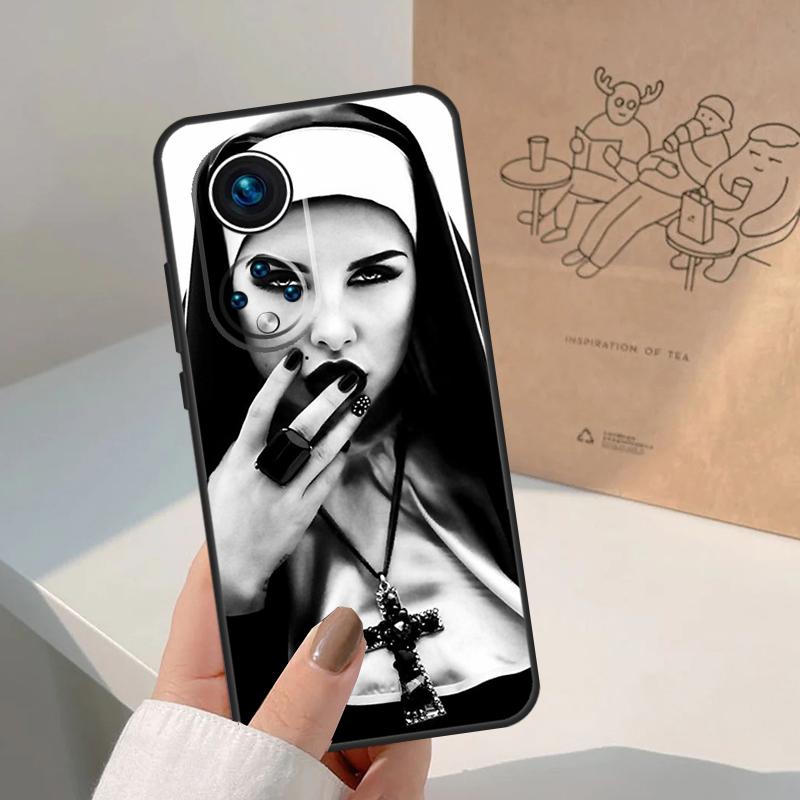 Jesus Nun Sister For Honor Magic 8 Pro 7 6 5 Lite Case For Honor Win RT 200 400 50 70 90 X8b X9a X9b X9c X9d